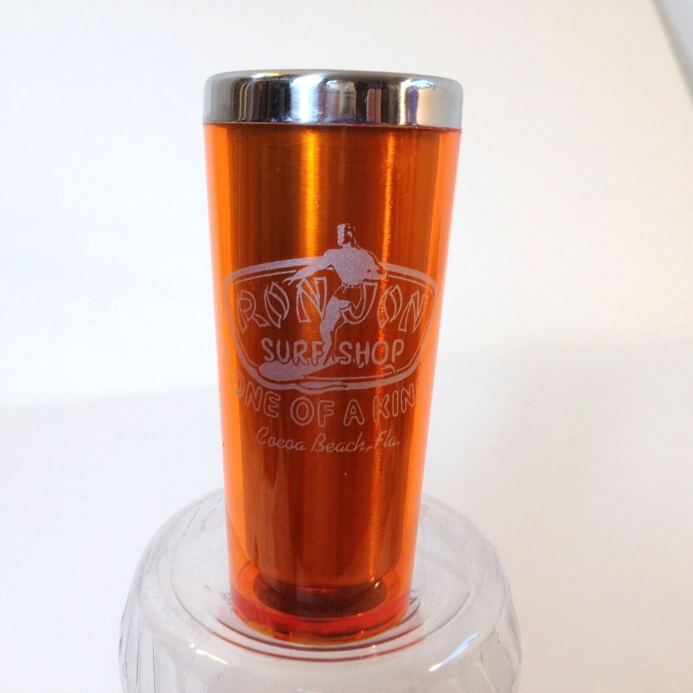Vintage Ron Jon Surf Shop One of a Kind Shooter Shot Glass Logo Designs